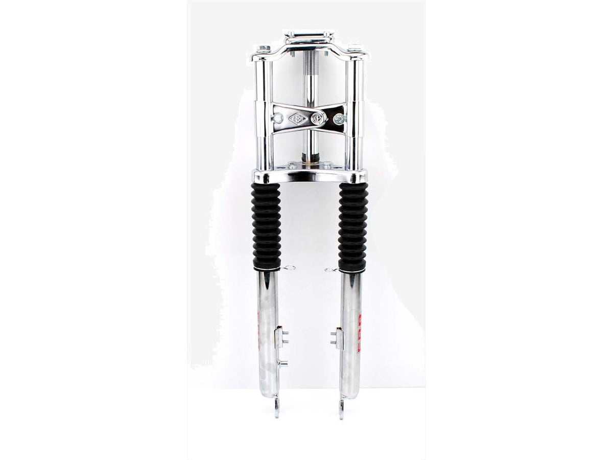 Fourche télescopique EBR complète avec support de garde-boue chromé pour Hercules M 1, 2, P 3, 4, 5, HR Prima 2N, 2S, 3S, 4N, 4 S, 5S, 6, Optima 3