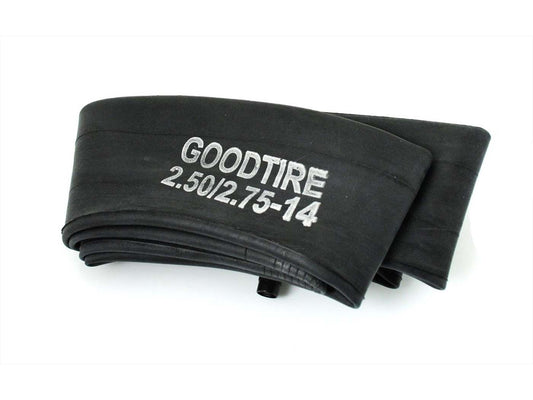 Tuyau caoutchouc 2,50/2,75-14 valve auto pour Hercules, Zündapp, Kreidler, Puch, Simson, Sachs, Peugeot, Honda, Yamaha, Suzuki, Kawasaki, Piaggio, Vespa, Aprilia, Derbi, Gilera, Beta, Malaguti, Rieju, Tomos, Garelli, Fantic, Italjet, Benelli, Moto Guzzi,