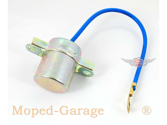 Condensateur métal bleu pour Mobylette, Moped, MBK, AV 51 88