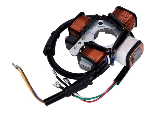 Stator dÂ´allumage avec 4 bobines sans embase pour Piaggio Vespa Ciao, Bravo, Si, Gilera EC1