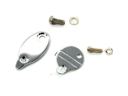 Kit bouchon de direction ovale rond métal pour Hercules, Zündapp, Kreidler, Puch, Vespa