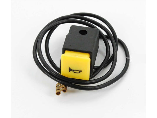 Bouton de klaxon ELEC plastique jaune pour Piaggio Vespa Ciao, Citta