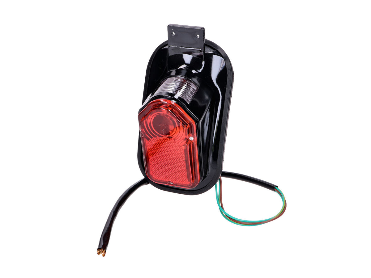 Feu arrière support de plaque 150mm 85mm 100mm 50mm 6 Volt 12 21 Watt 5 pour Harley, Chopper, transformation de moto