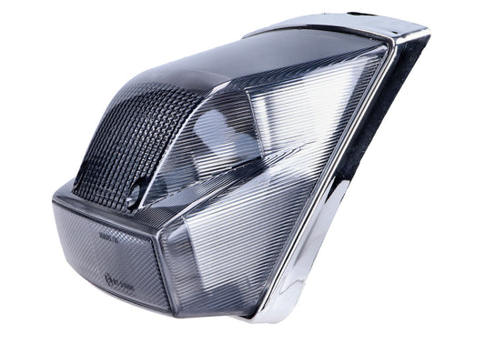 Feu arrière ELEC transparent teinté smoke pour Piaggio Vespa PX 1977-