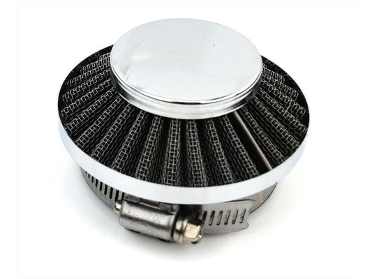 Filtre à air 60mm 87mm 46mm chromé pour Hercules, Zündapp, Kreidler, Puch, KTM, DKW, Piaggio, Garelli