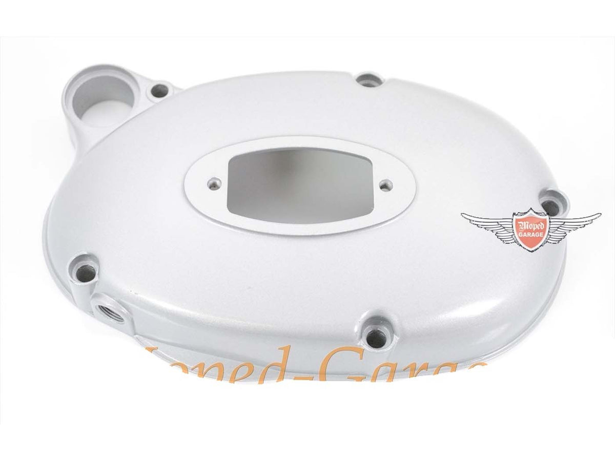 Couvercle dÂ´embrayage aluminium argent pour Hercules 217, 219, 218, 221, MP 1, P1, 2, 4, Hobby Rider, Lastboy, KTM, DKW, Miele, Göricke, Gritzner, Rixe