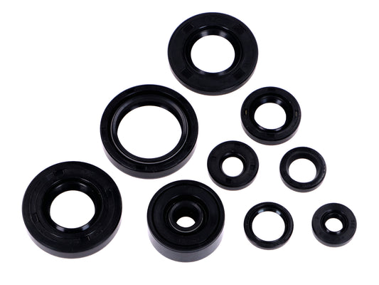 Jeu de joints dÂ´étanchéité moteur 9 pièces noir pour Yamaha DT 80 LC, LC 2, RD 2