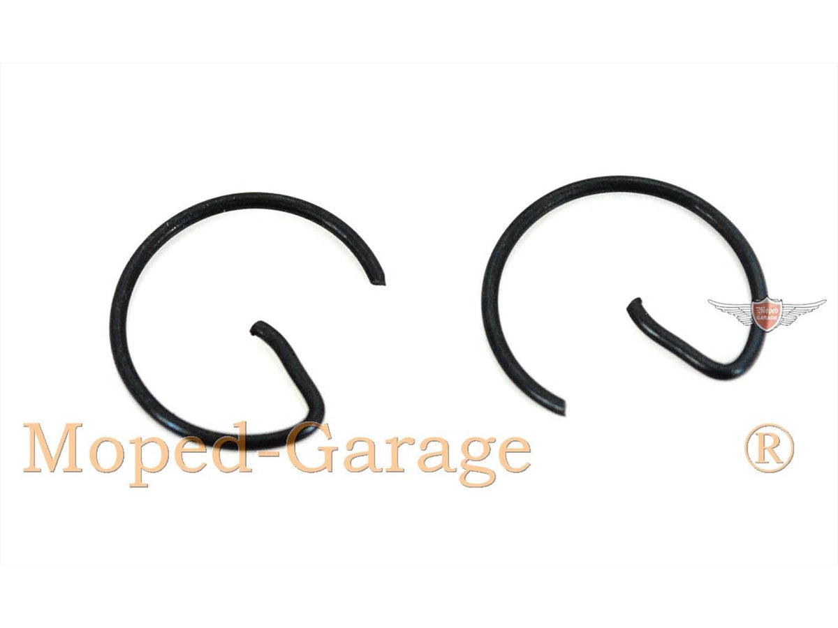 Clips piston cyclomoteur 2 pièces 14mm pour Kreidler Florett, Zündapp, Hercules, Puch, KTM