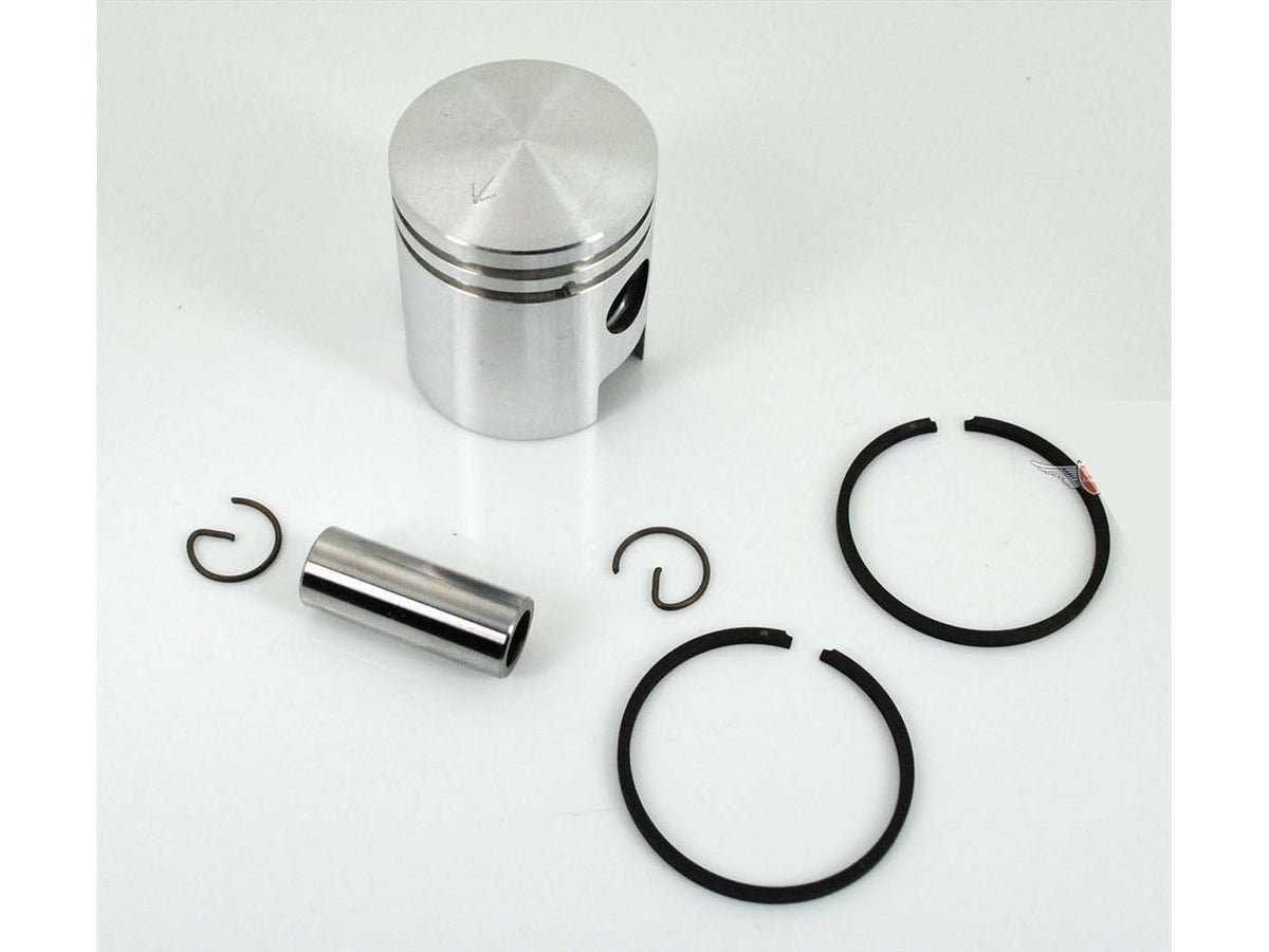 Jeu de pistons en aluminium 38,50mm avec segments et axe 12mm pour Victoria, Vicky