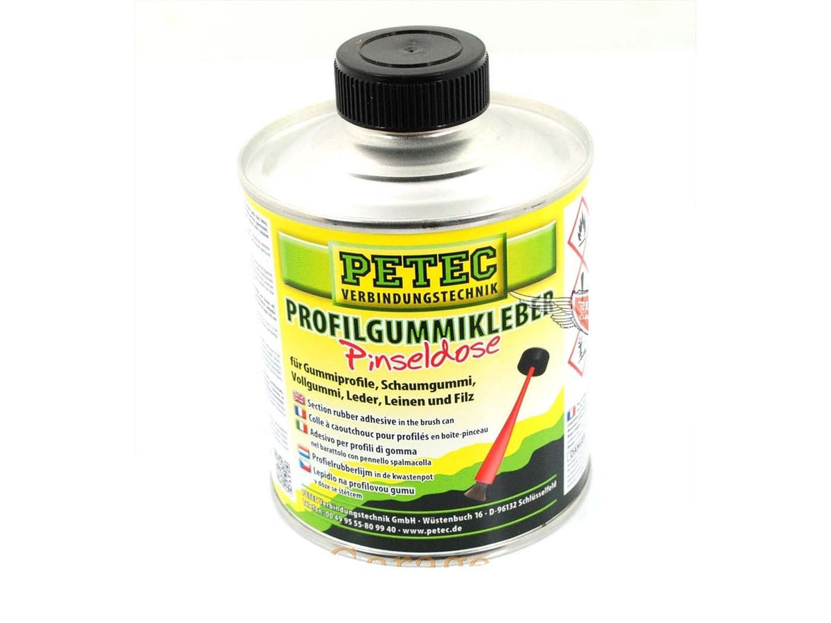 Colle caoutchouc profilé 350 g boîte pinceau pour voiture, caravane, bateau