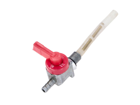 Robinet dÂ´essence raccord M10 x 1 plastique rouge pour Peugeot 103, Mobylette, Motobecane, Garelli