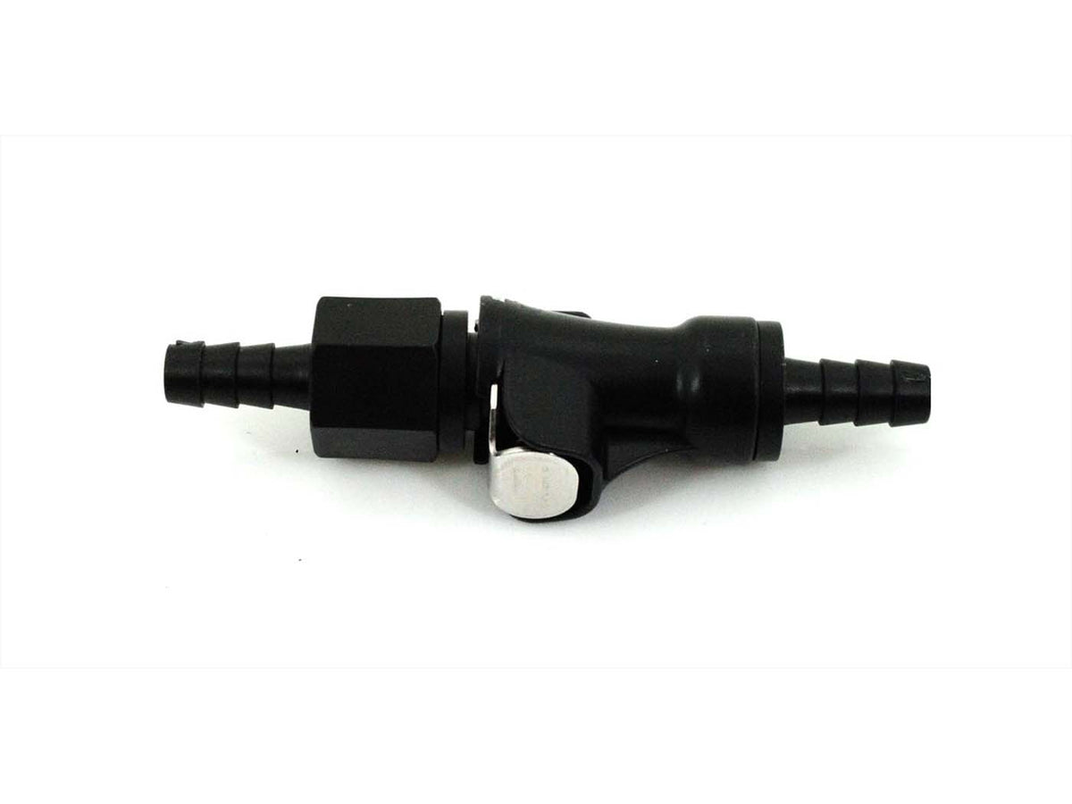Tuyau dÂ´essence raccord rapide plastique 6mm noir pour mobylette, cyclomoteur, mokick