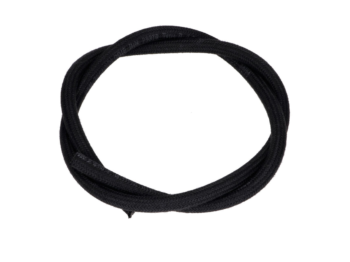 Tuyau tissu essence 4mm x 9,5mm 1m noir pour Hercules, KTM, Rixe, Sachs, Zündapp, Kreidler, Puch, Simson Mofa, Moped, Mokick