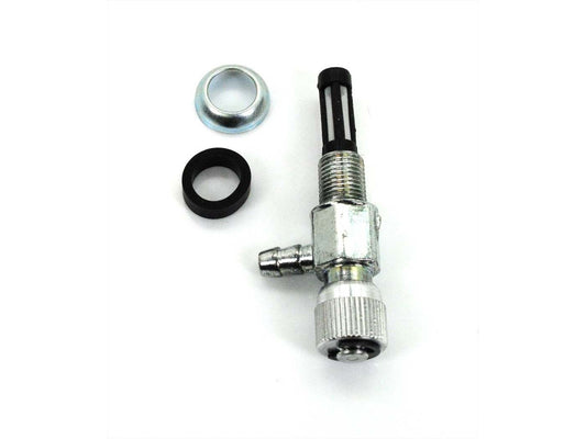 Robinet dÂ´essence raccord latéral M10x1 pour Peugeot Mobylette, Motobecane, Garelli