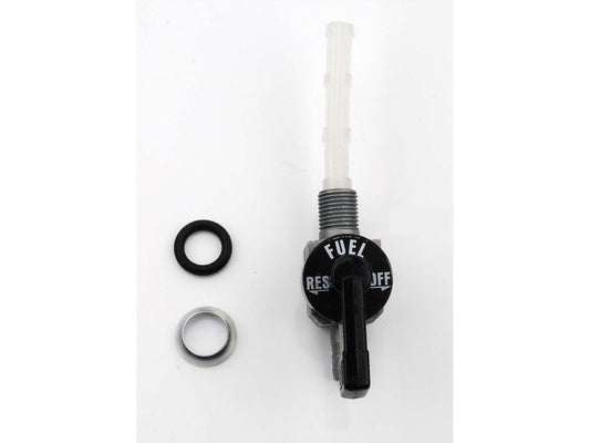Robinet dÂ´essence M10x1 Descendant Avec position de réserve pour Peugeot 103, Mobylette, Motobecane, Garelli