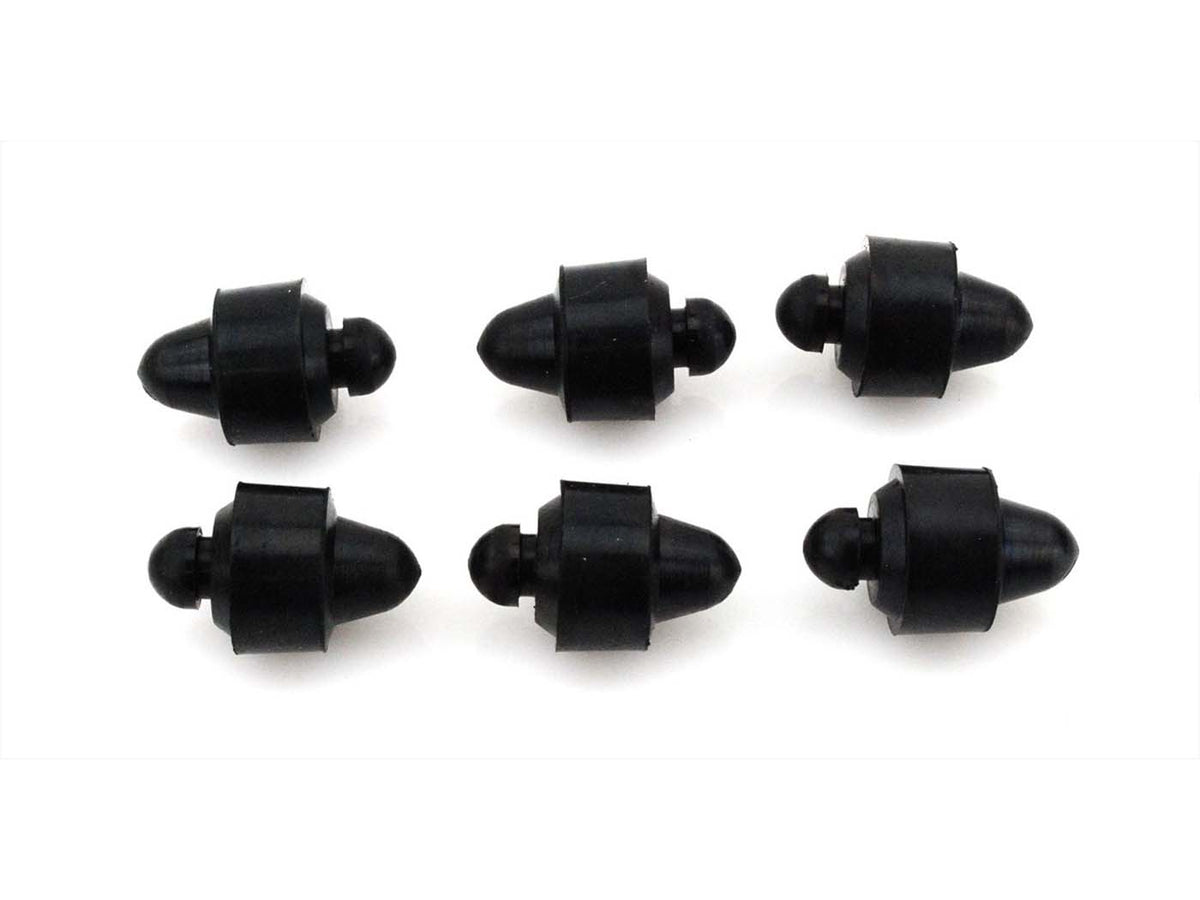 Caoutchouc banquette jeu de 6 pièces noir pour Simson Schwalbe, SR4-2, SR4-3, SR4-4