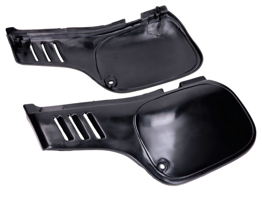 Jeu de carénage latéral 2 pièces plastique noir pour Honda MTX-R, MTX 50 SH, 80 R