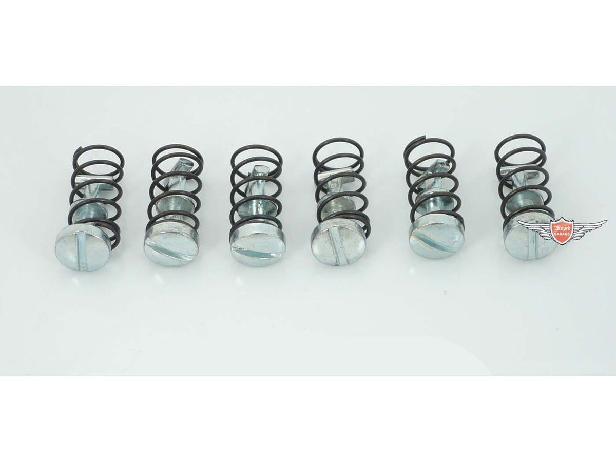 Vis de maintien du couvercle latéral avec ressorts 12 pièces pour Piaggio, Ciao, Bravo