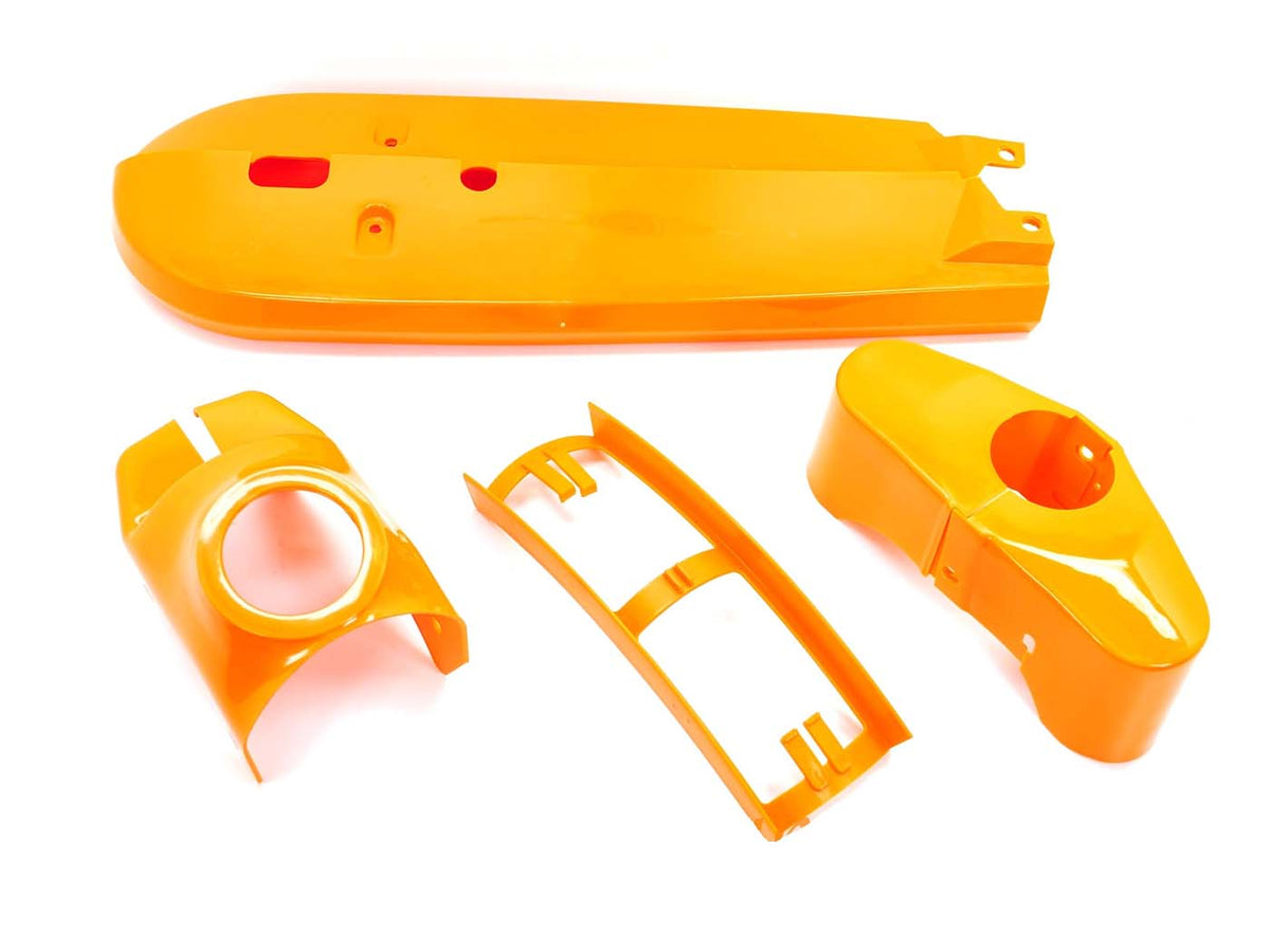 Kit dÂ´habillage plastique orange 4 pièces pour Kreidler Florett RS, RM, GT