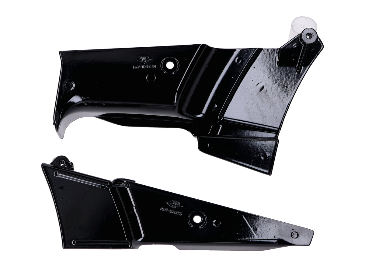 Couverture de cadre jeu noir 2 pièces pour Zündapp C 50 Sport, GTS 50, KS50, KS100 type 517, 518