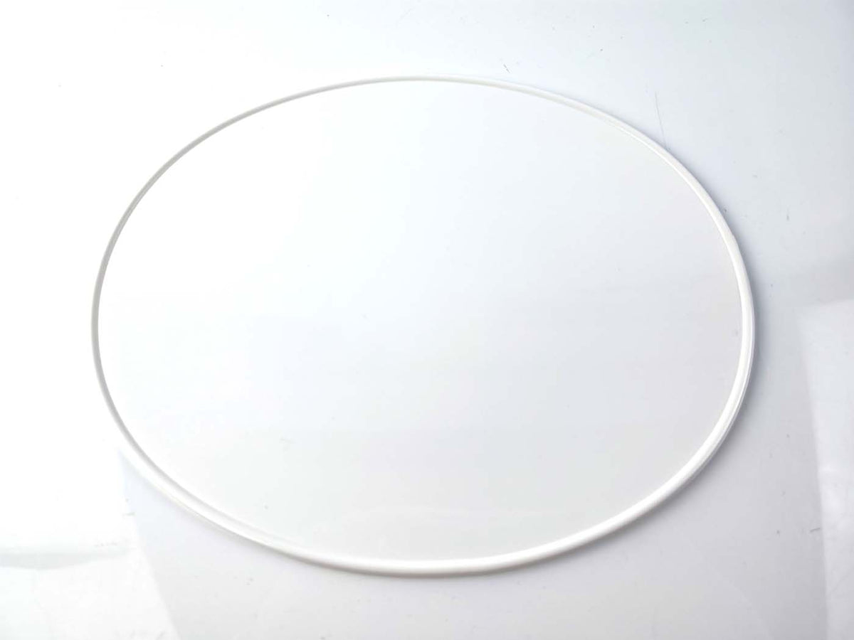 Plaque de dossard T.F.L. Blanc Plastique 280x230x3mm pour Zündapp KS GS, Hercules K Kreidler, Puch, KTM, Honda, Yamaha