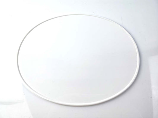 Plaque de dossard T.F.L. Blanc Plastique 280x230x3mm pour Zündapp KS GS, Hercules K Kreidler, Puch, KTM, Honda, Yamaha