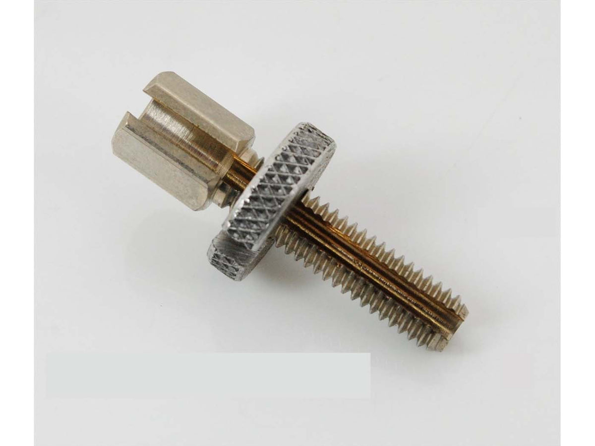 Vis de réglage M6 x 35mm avec fente et contre-écrou pour cyclomoteur, vélomoteur, mobylette