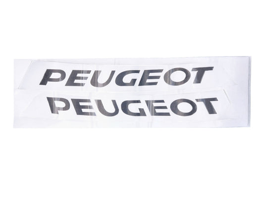 Autocollant noir 310mm x 30mm pour Peugeot mobylette, cyclomoteur