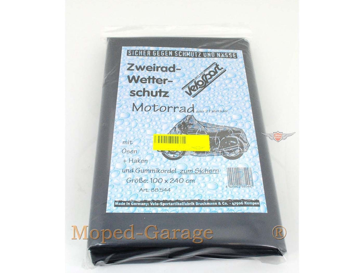 Garage pliable en film PE 240cm x 100cm pour Zündapp, Kreidler Florett, Puch, Hercules Mofa, Moped, Mokick, KKR, Scooter