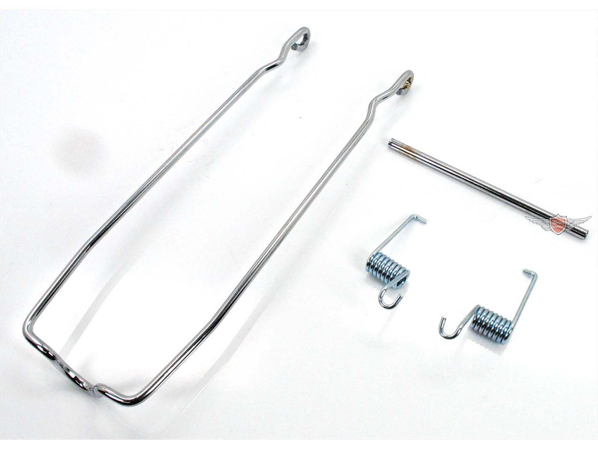 Kit de fixation de porte-bagages chromé avec goupille de maintien et ressorts pour Hercules, Prima, M, Optima