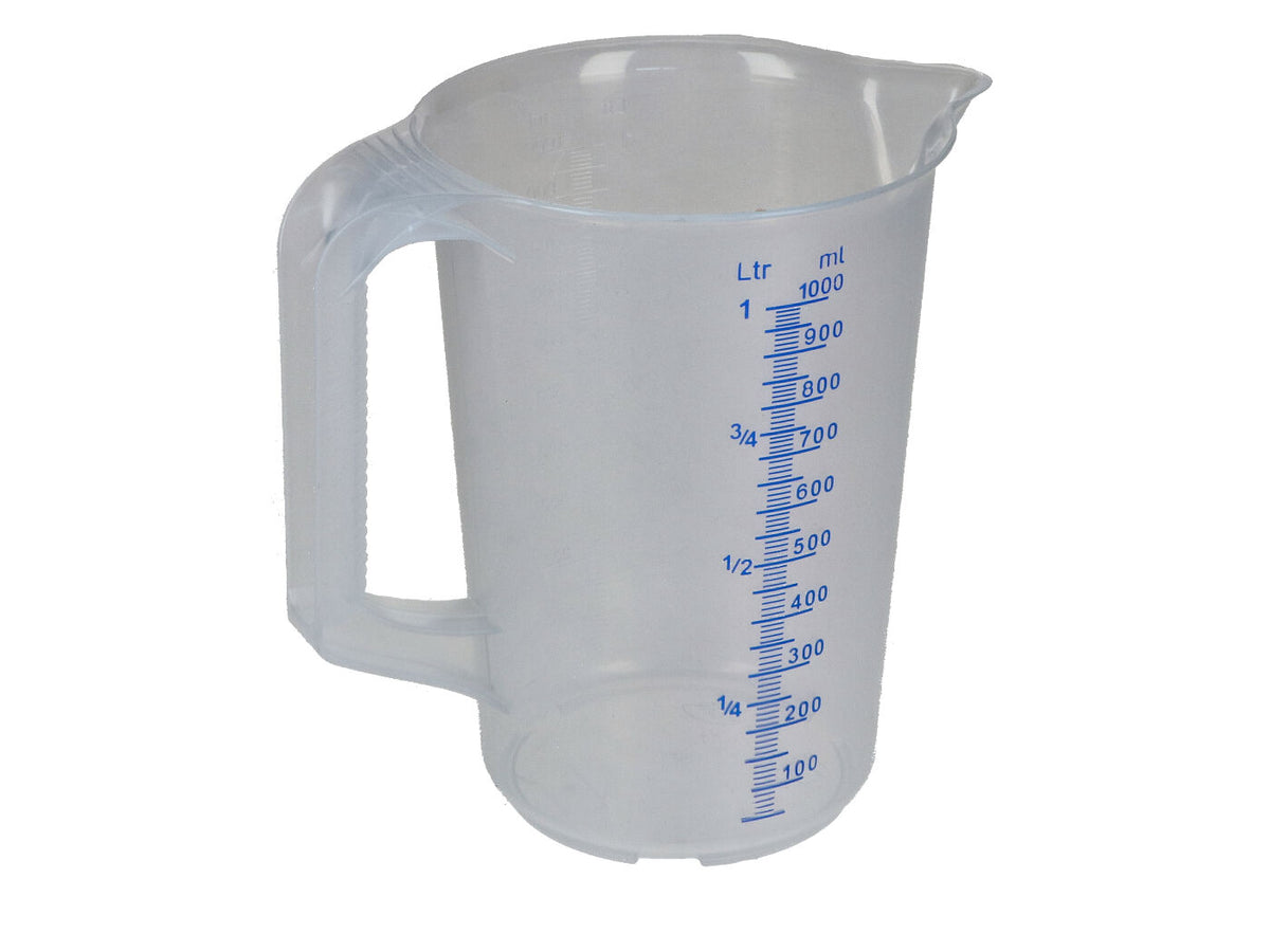 Gobelet gradué en plastique transparent 1000ml