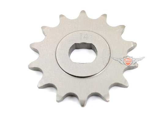 Pignon renforcé 14 dents pour Hercules Prima 1, 2, 3, 4, 5, 6, M, KTM, DKW 504, 505/1A, 505/1 BX, 505/IC, 506, MK, Sachs 50/3, 50/4