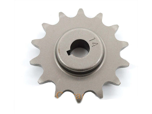 Pignon renforcé 14 dents 13mm arbre pour Sachs, Hercules, Miele, KTM, Göricke, Gritzner, DKW