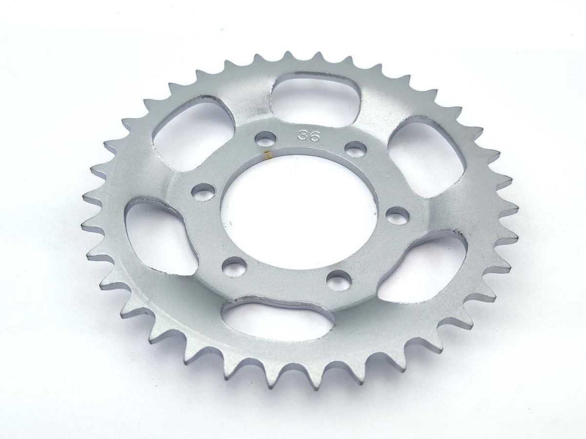 Pignon à chaîne acier 36 dents 120mm pour Zündapp ZD 20, 40, 25, ZL Hai CX 25 TS, ZS ZE C 50 Sport, GTS 50, TS