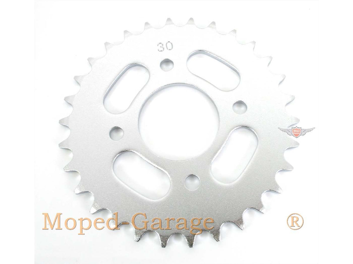 Pignon Presto Renforcé 30 dents pour Hercules Prima 1, 2, 3, 4, 5, 6, MP MF M HR Hobby Rider, P MX SX, Optima Pronto, Presto, Garelli Cross 40, KTM 505