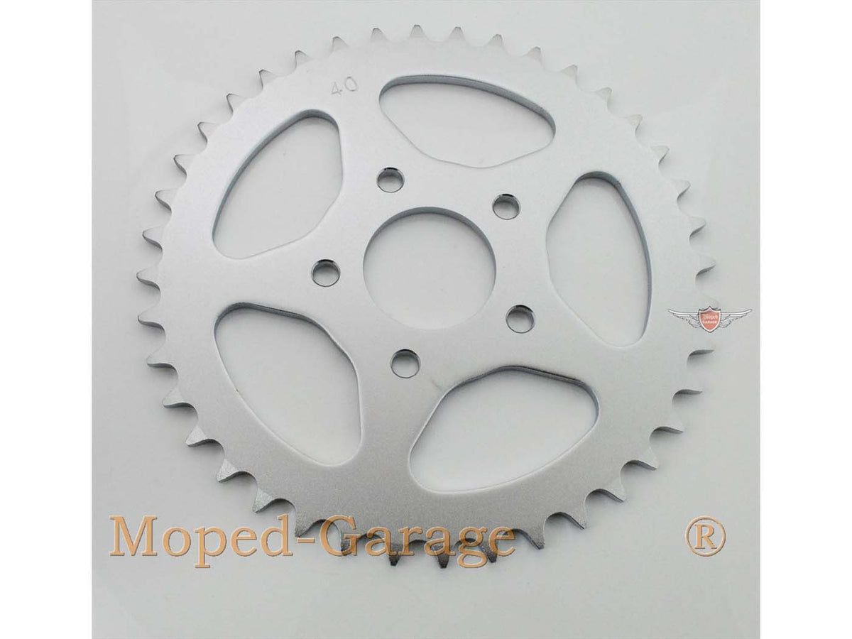Pignon à chaîne 40 dents en aluminium pour Zündapp, ZB 22, ZD 10, 30, ZR 20, ZA 25,
