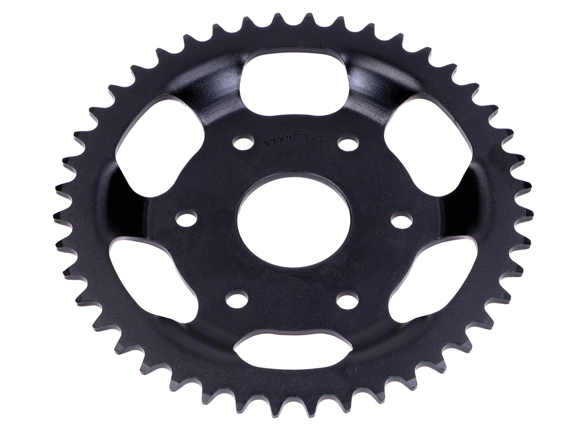 Couronne Esjot acier 44 dents noir pour KTM Bora 25, SM 25
