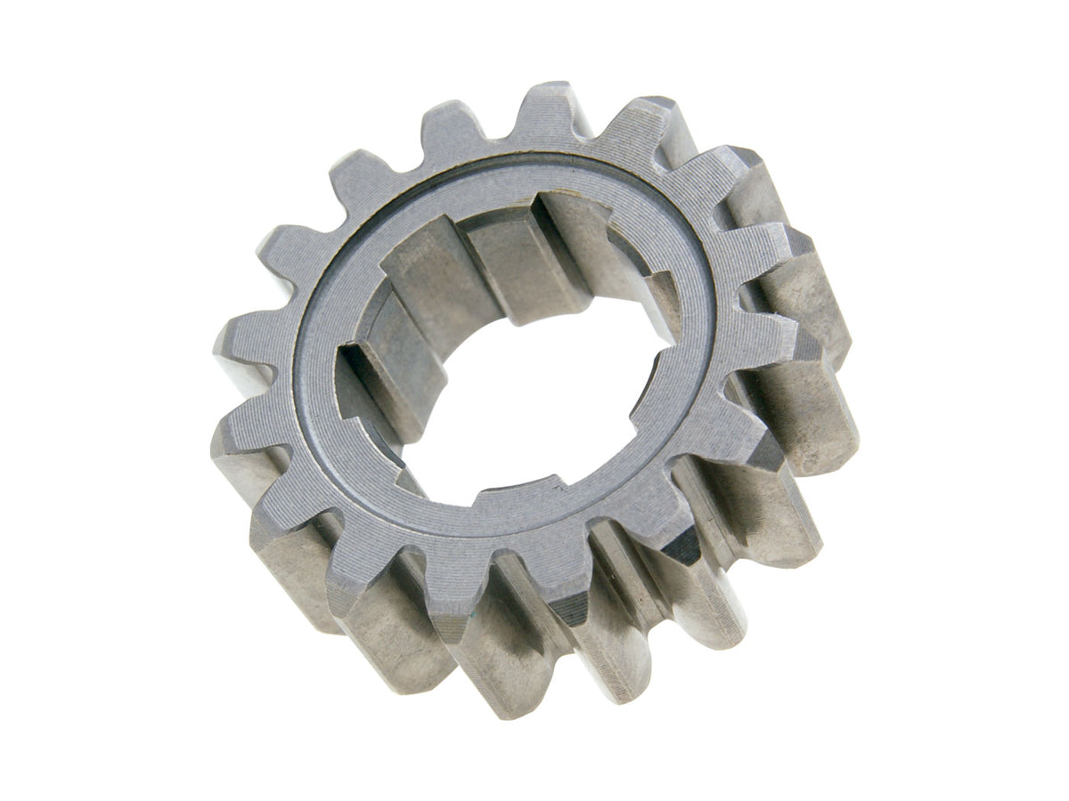 Pignon dÃÂ´arbre primaire 2Ã¨me vitesse OEM 16 dents pour Minarelli AM6 1. gÃ©nÃ©ration