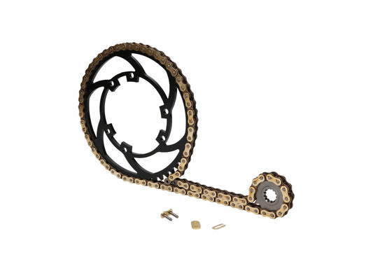 Kit chaîne Premium 11/59 dents pour Aprilia RX 50, Gilera RCR, Derbi Senda 50 R E4 2018-