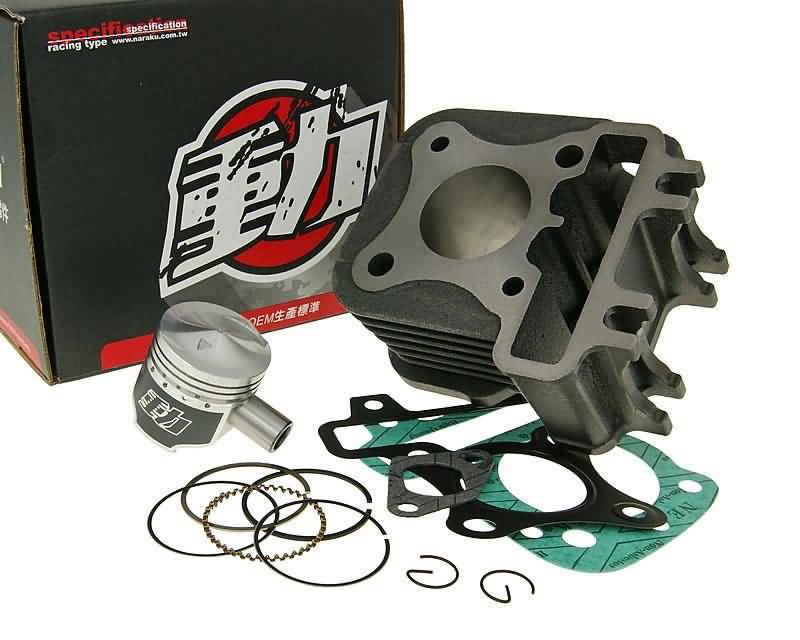Kit cylindre Naraku 50ccm 39mm pour Piaggio 50 4T 2V = NK103.10