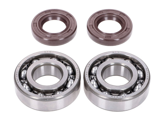 Kit roulements de vilebrequin avec joints spi Naraku FKM Heavy Duty pour Derbi EBE, EBS, D50B