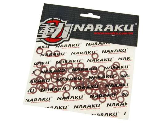 Joint rondelle en fibre Naraku 6x10x1mm 100 piÃ¨ces