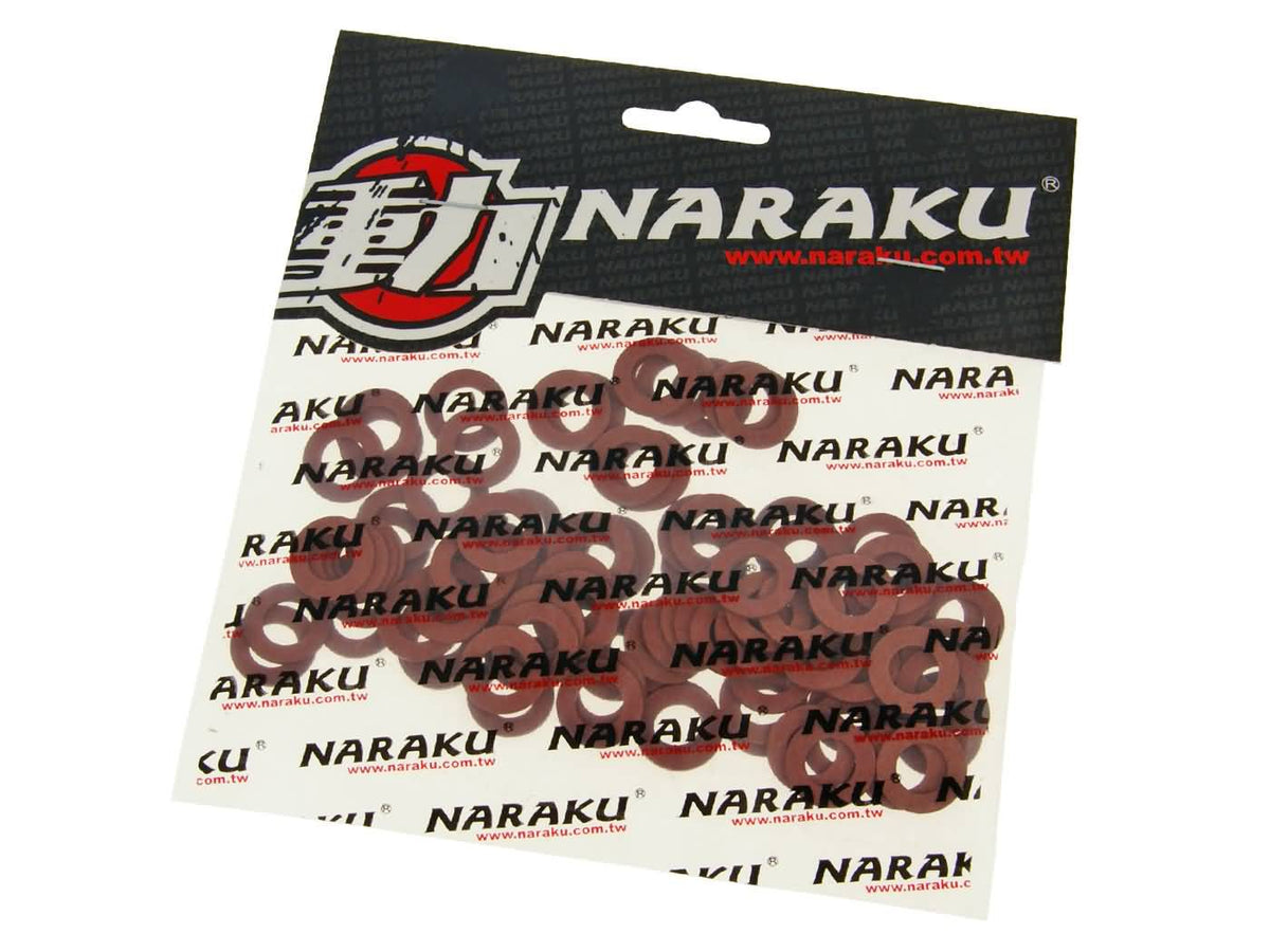 Joint rondelle en fibre Naraku 8x15x1mm 100 piÃ¨ces