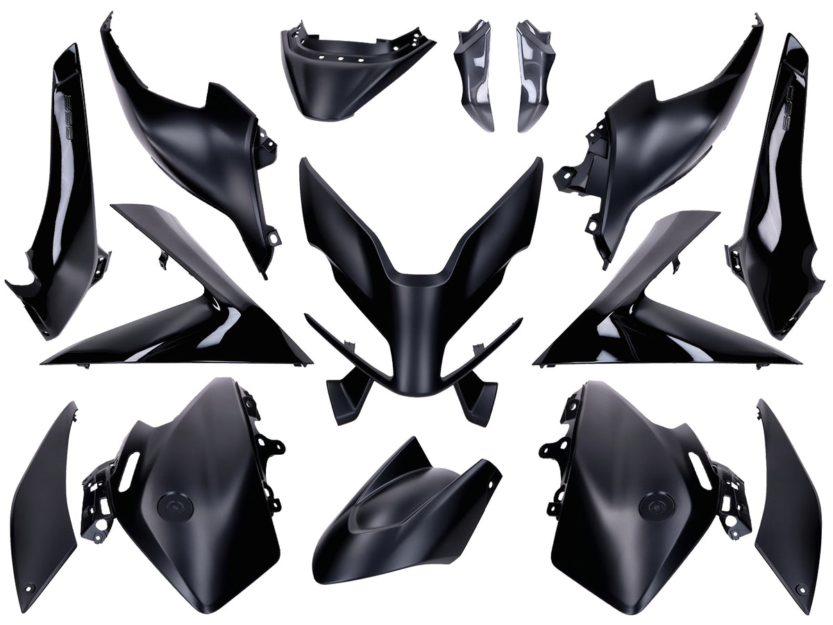 Kit de carénage Naraku noir mat 15 pièces pour Yamaha T-Max 560 2022-2024