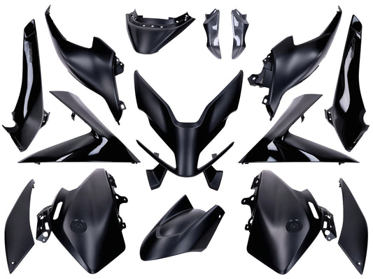 Kit de carénage Naraku noir mat 15 pièces pour Yamaha T-Max 560 2022-2024