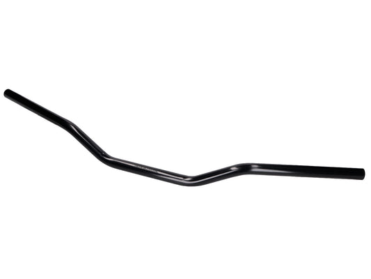 Guidon Enduro / Supermotard Naraku acier laqué noir pour Aprilia RX, SX 18-, Derbi Senda 18-, RCR, SMT 18-