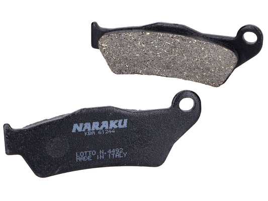 Plaquettes de frein Naraku organique pour MBK Skyliner, Yamaha Majesty, Piaggio X9, Gilera Nexus, GP800, Suzuki UH Burgman 125, 150
