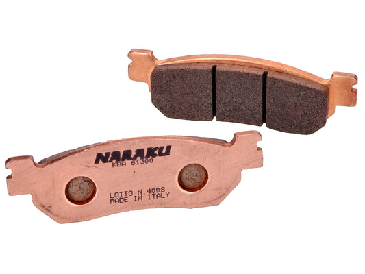 Plaquettes de frein Naraku synthétique pour MBK City Line, Skyliner, Yamaha Majesty