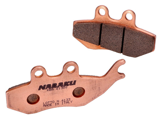 Plaquettes de frein Naraku synthétique pour Aprilia, Gilera, MBK, Yamaha