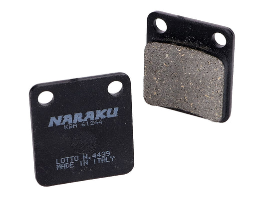 Plaquettes de frein Naraku organique pour Peugeot Vivacity, Hyosung 450, REX, Yamaha YFM